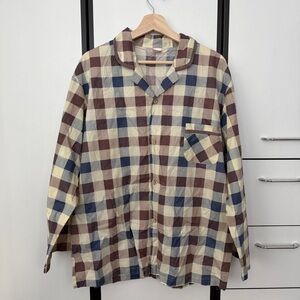 Pajamas set- Plaid Button-Up